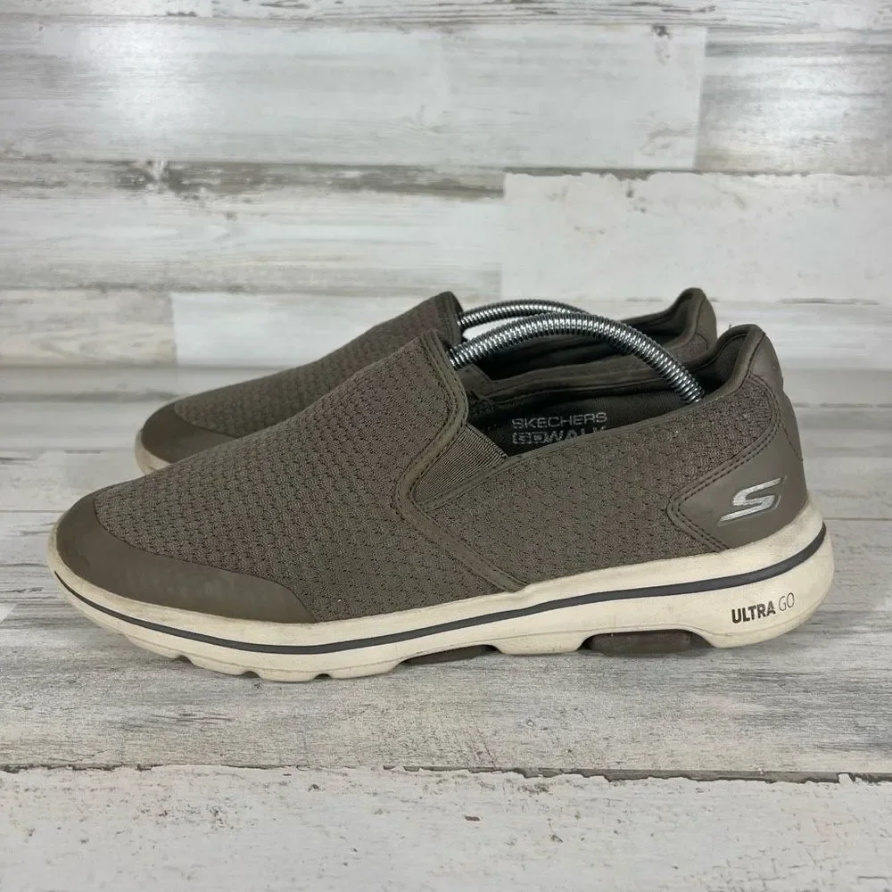 Skechers Go Walk Apprize Khaki Mens Casual Walking Shoes Size 12 US‎